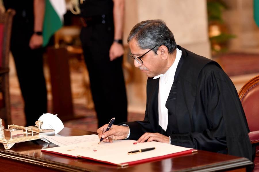 N. V Ramana sworn