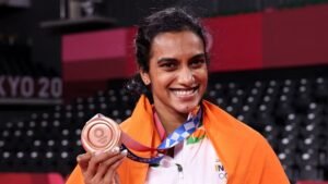 PV Sindhu becomes first Indian woman