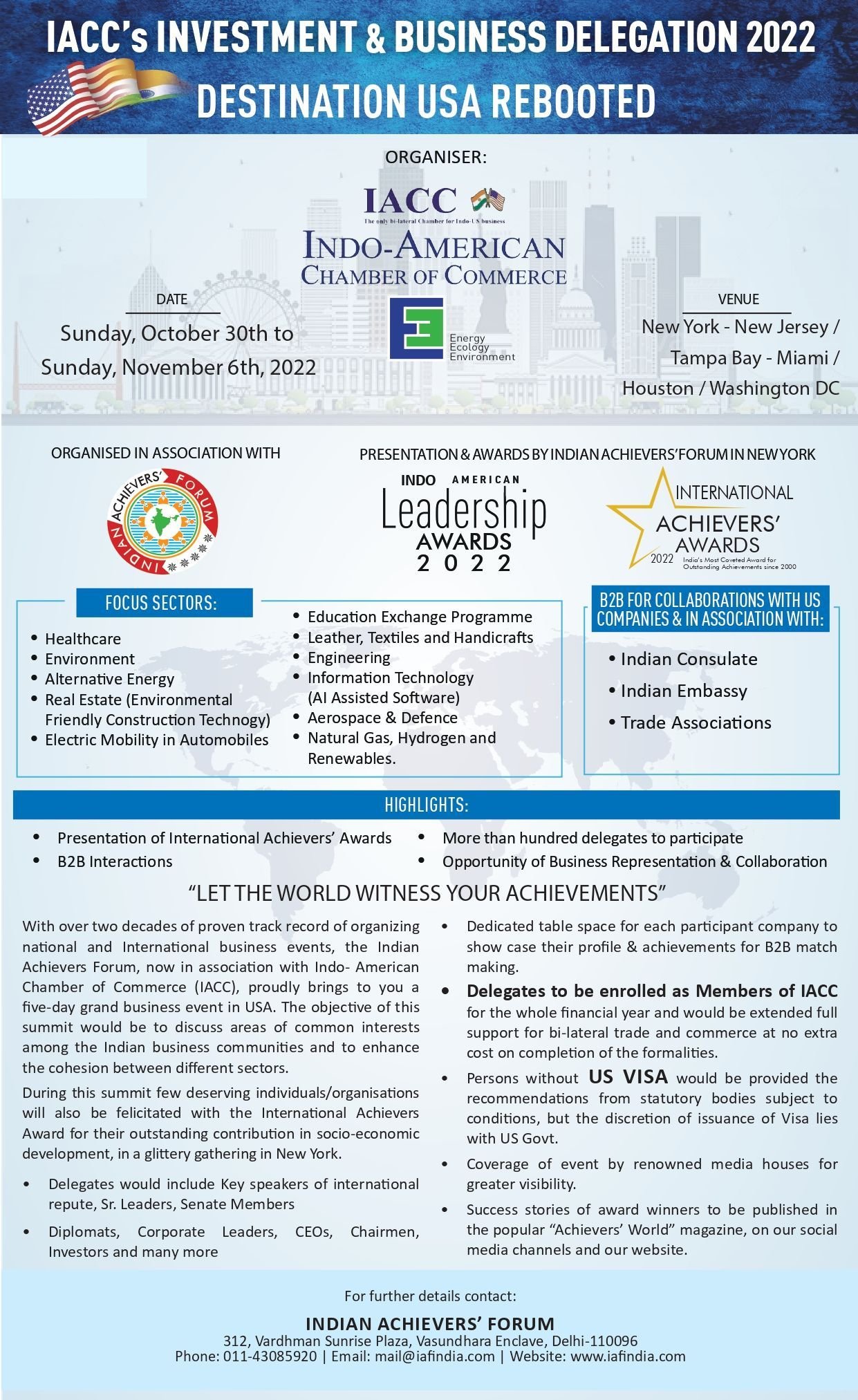 Investment & Business Awards New York | IACC Business Awards 2025 ...