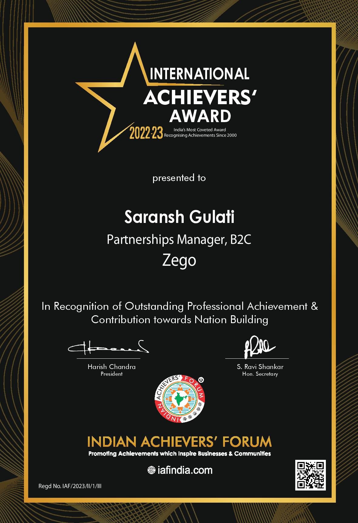 Top 10 Achievers in india