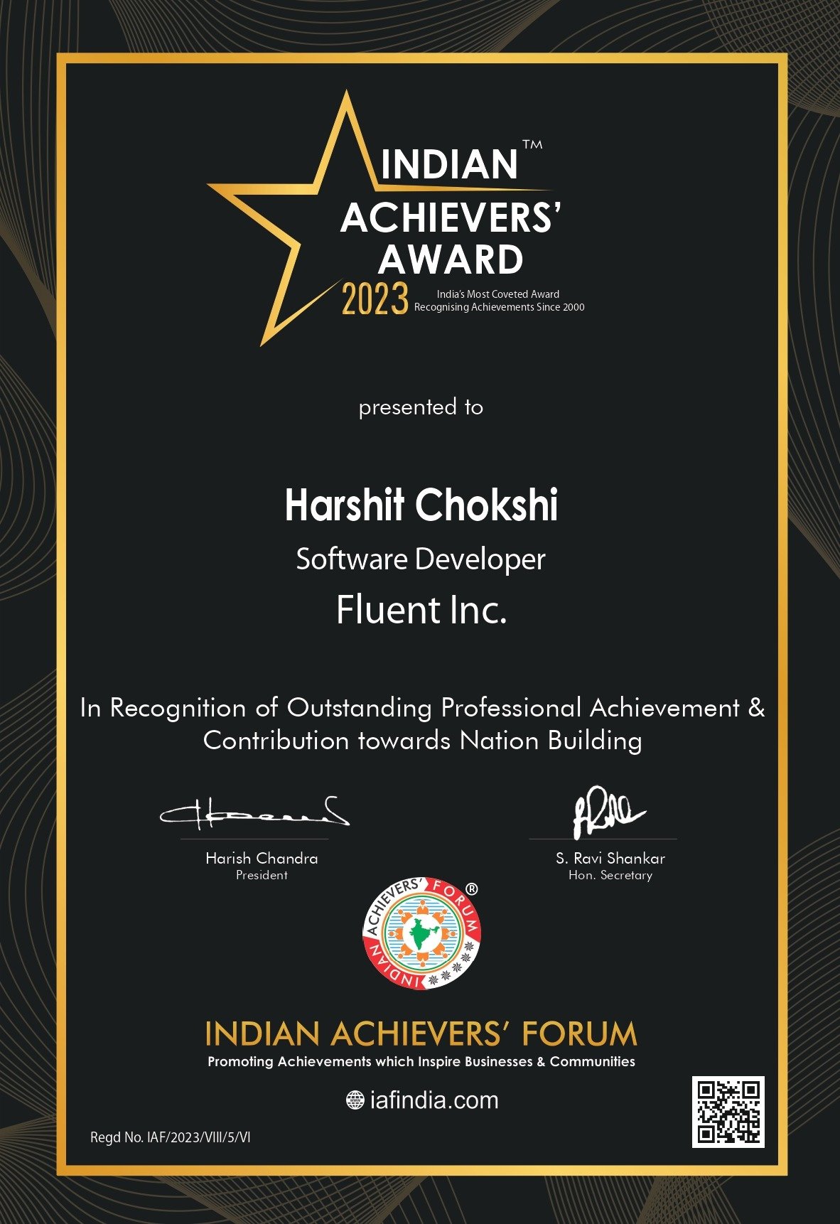 Harshit_Chokshi certificate