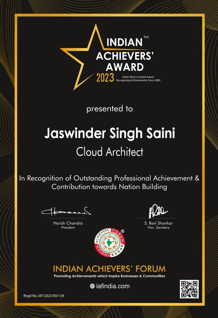 Crt_Mr. Jaswinder Singh Saini