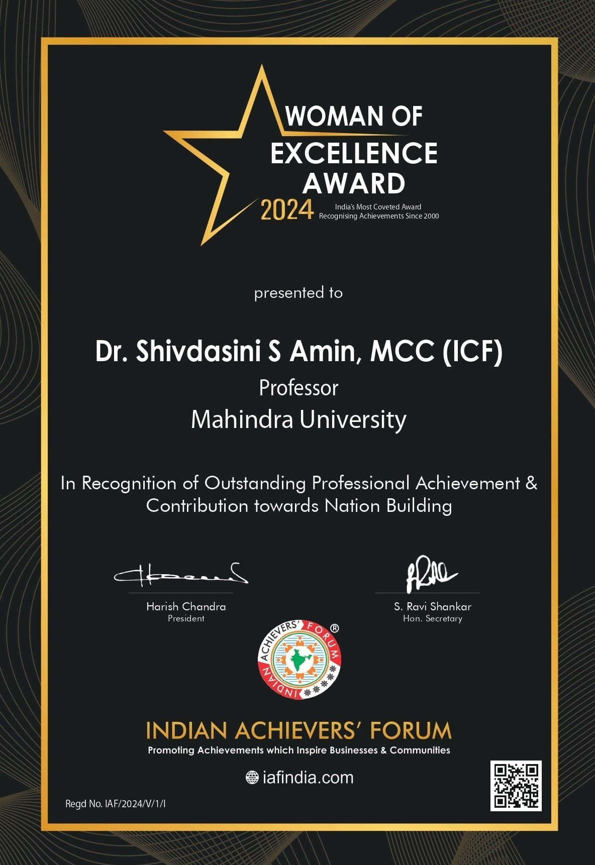 National Recognition Awards