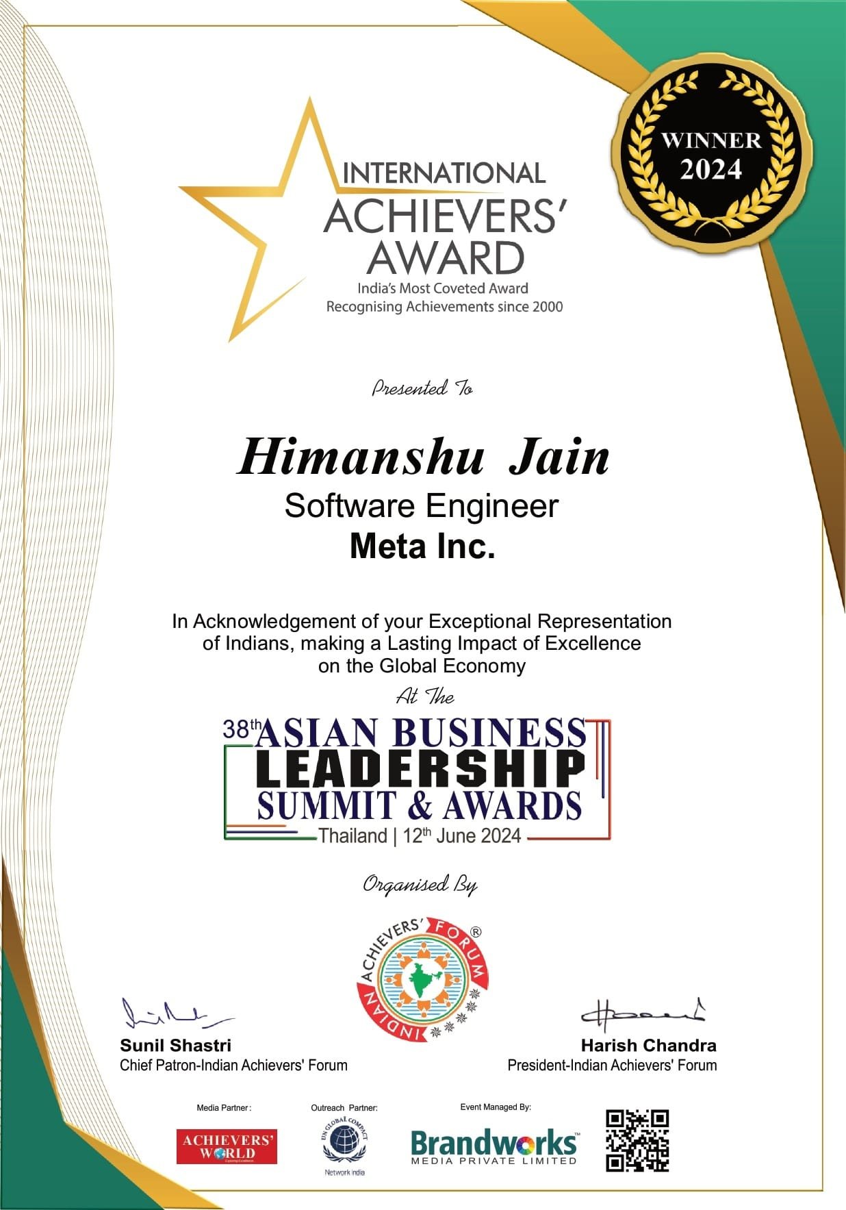 Top 10 Achievers in india