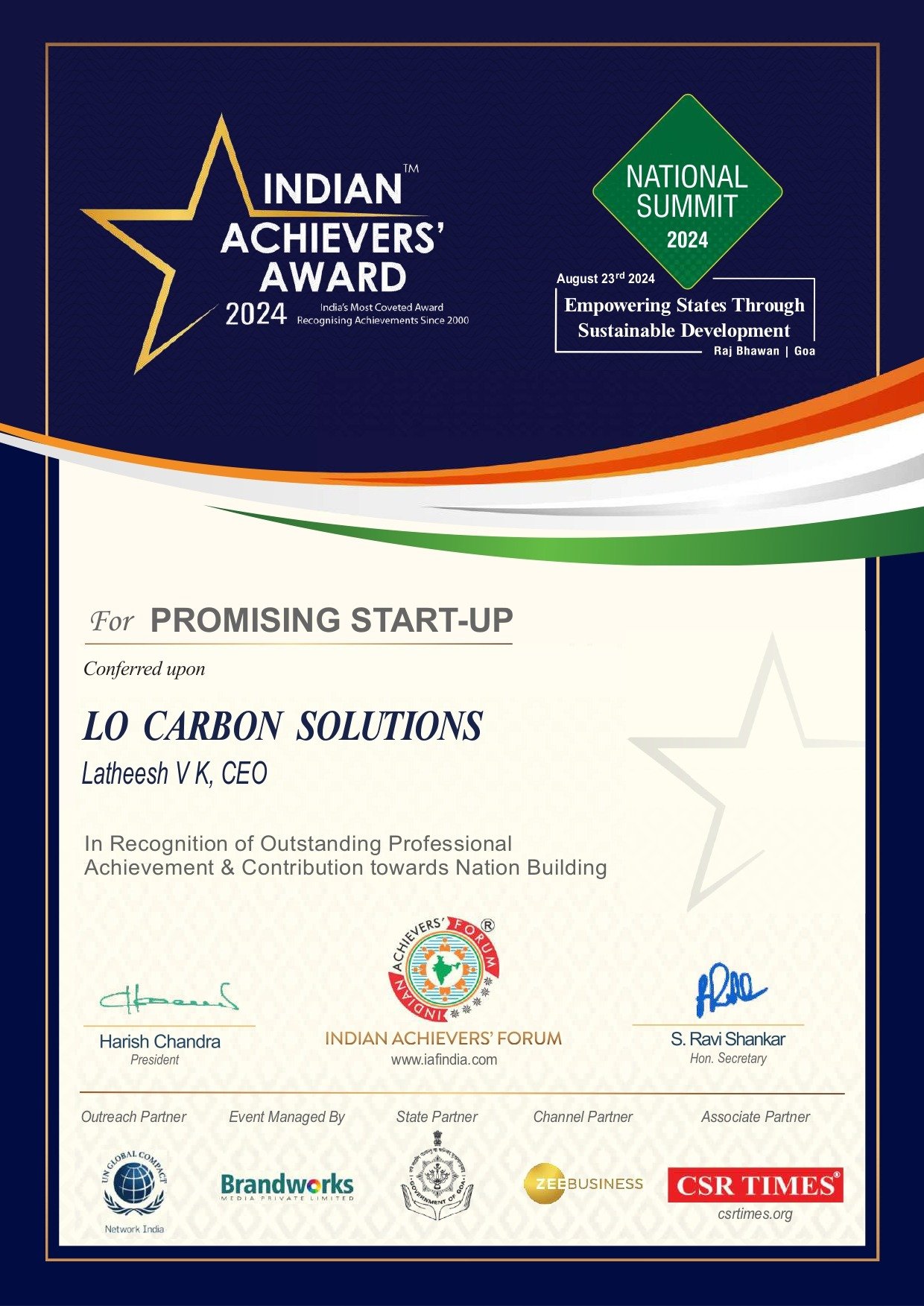 Top 10 Achievers in india