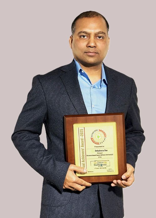 Excellence in professional achievements for men