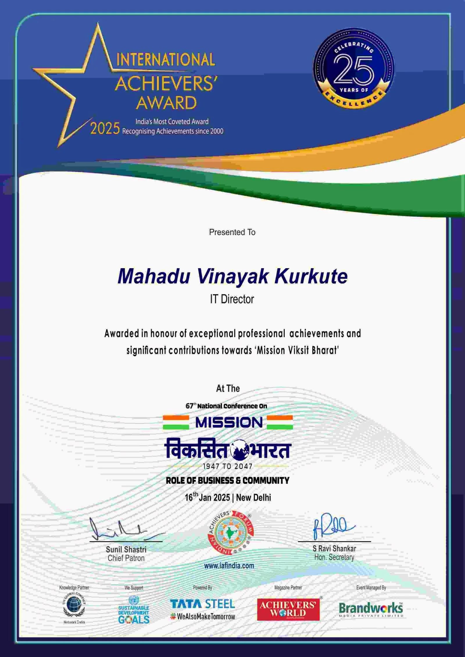 Top 10 Achievers in india