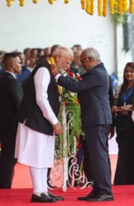 PM Modi receives Mauritius's highest honour at 57th National Day