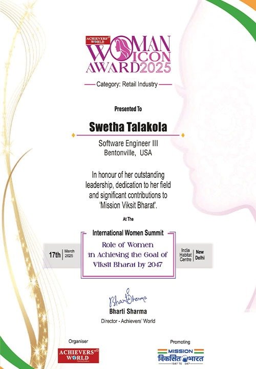 Woman of Excellence Award nomination