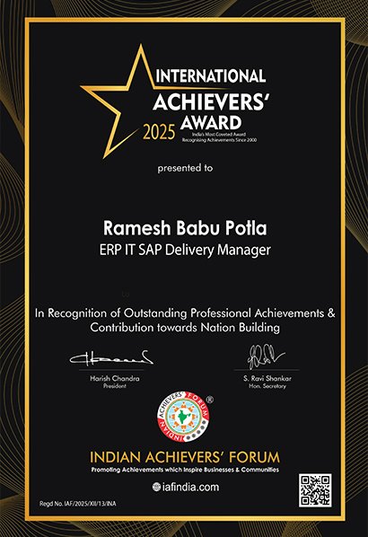 Achievers Awards nominations