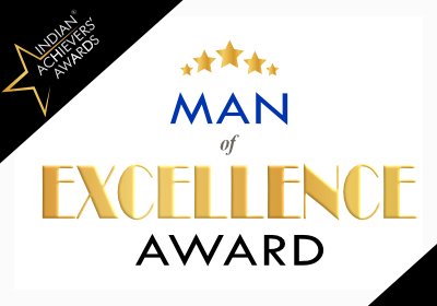 Man of excellence award logo
